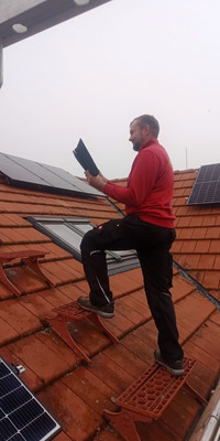 Measurement report app for photovoltaics on the roof